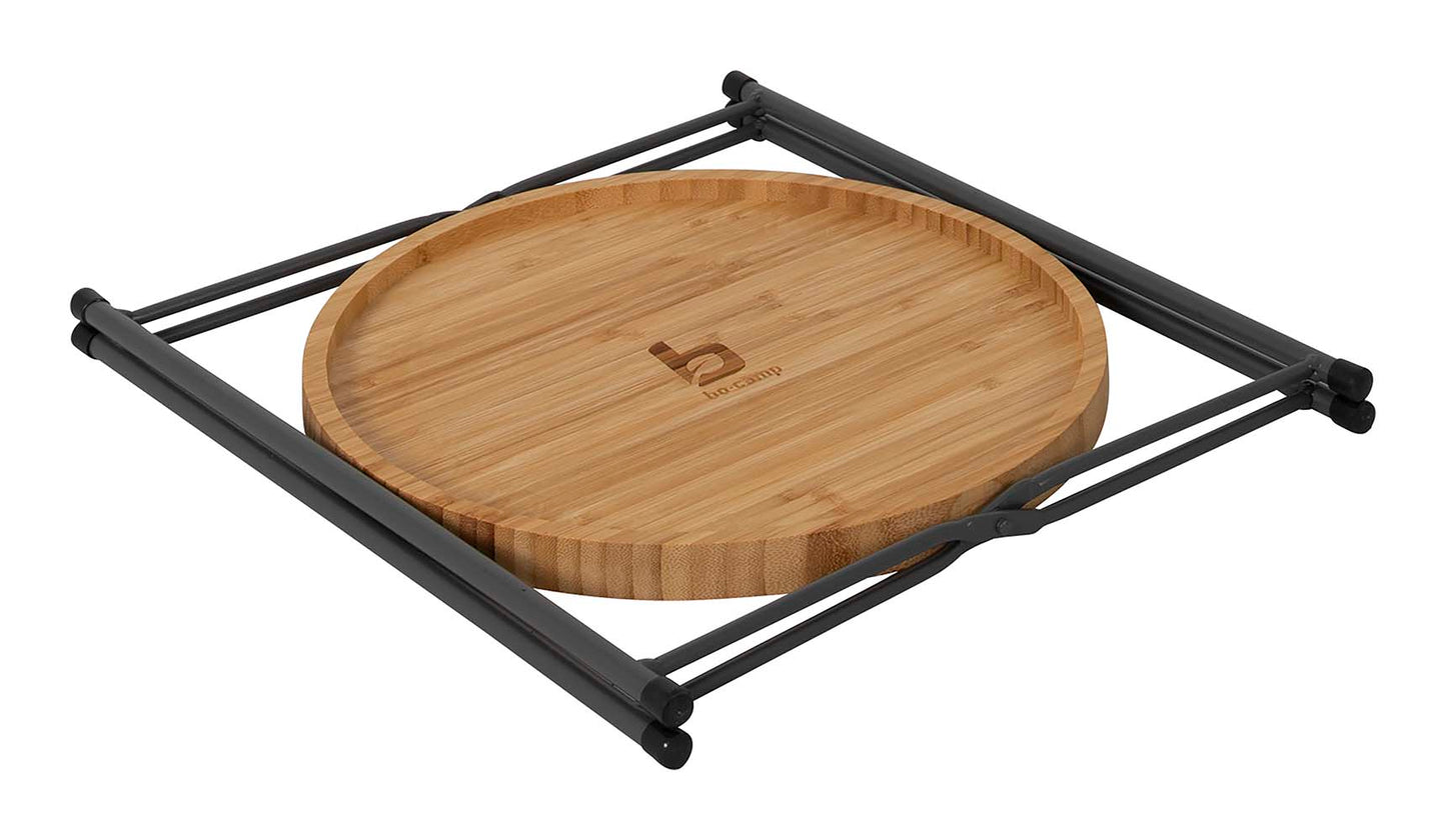 Ligbed met zonnescherm + Bijzettafel